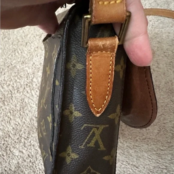 Authentic Louis Vuitton Brown Monogram Crossbody Bag - Picture 8 of 10
